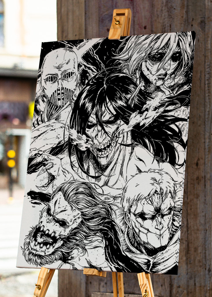 Attack on titan manga art