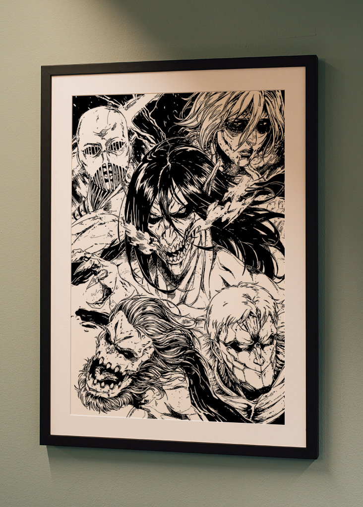 Attack on titan manga art