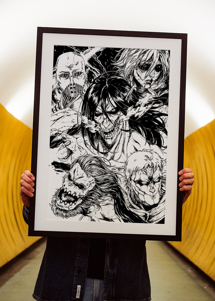 Attack on titan manga art