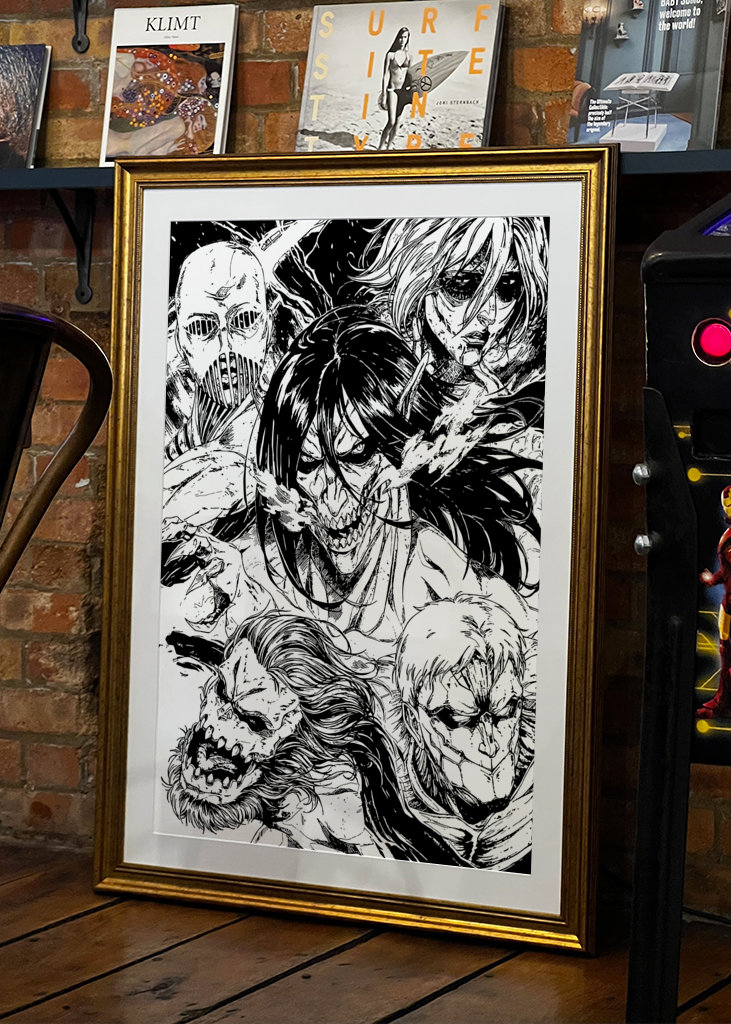 Attack on titan manga art