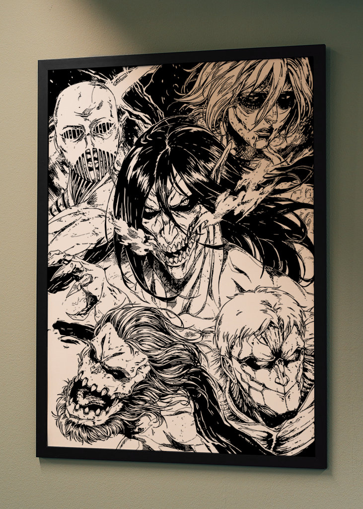 Attack on titan manga art