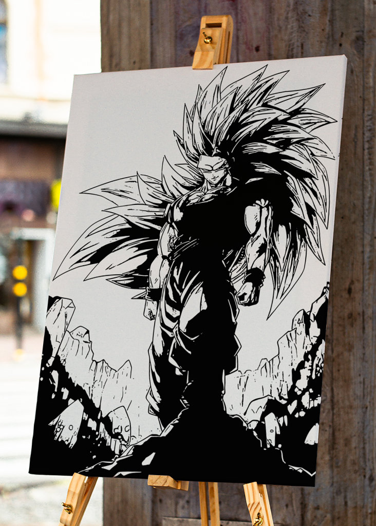 Goku Dragon Ball Manga Kunst