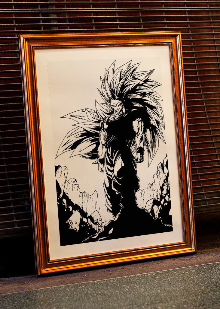 Goku Dragon Ball Manga Kunst