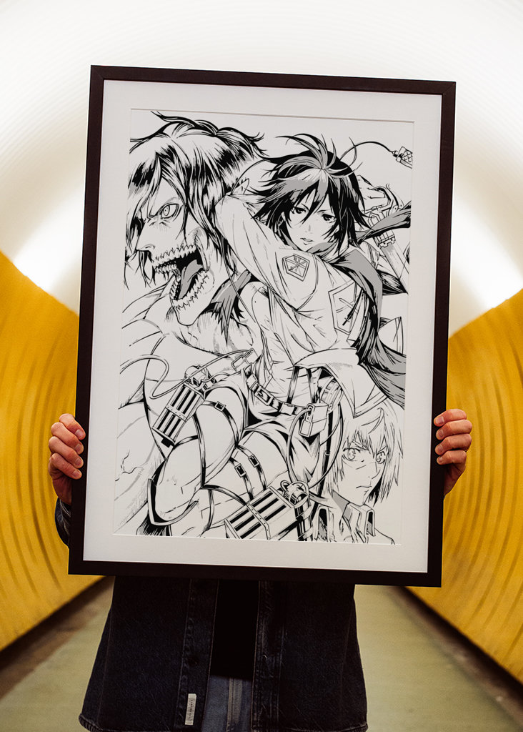 Attack on titan manga art