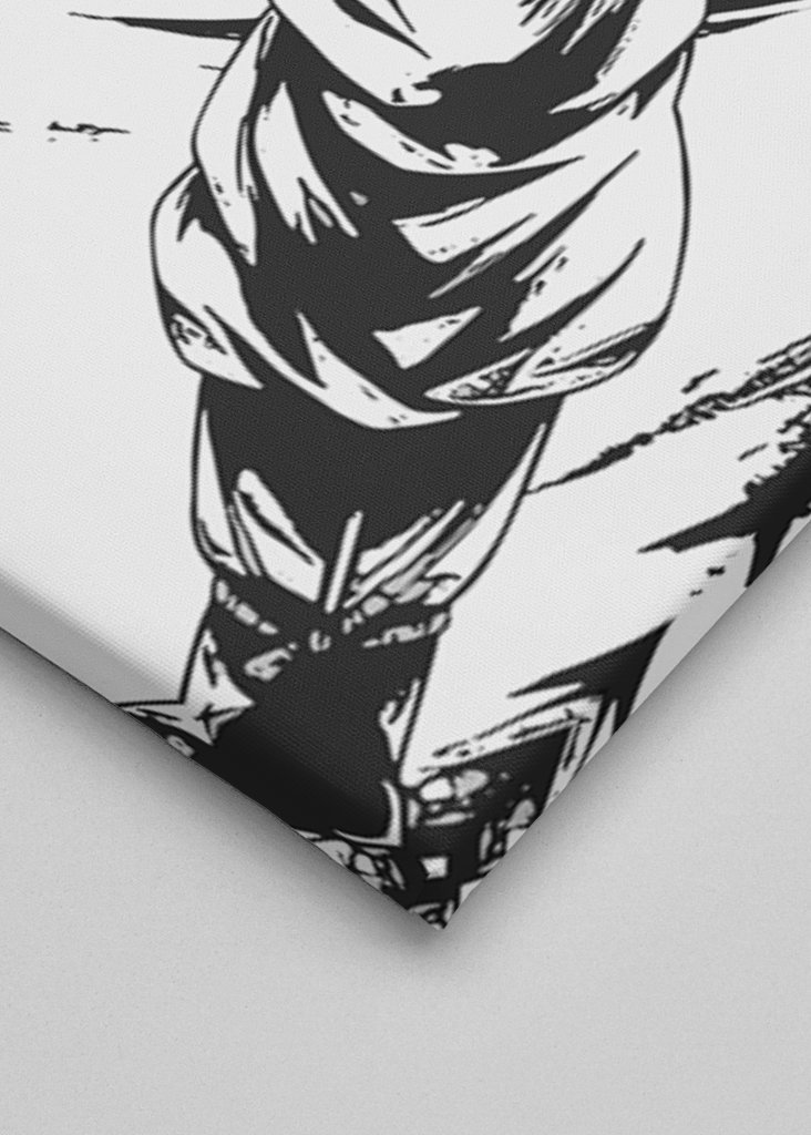 Goku dragon ball manga art