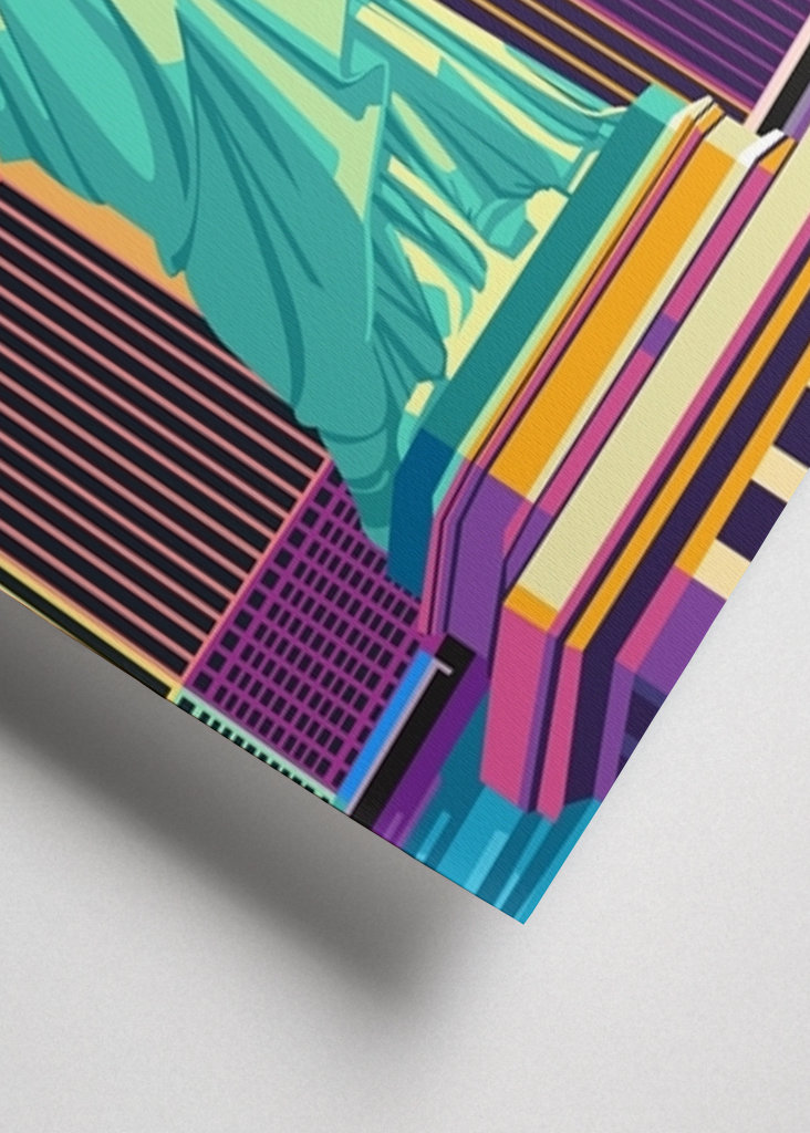 Affiche de voyage New York États-Unis