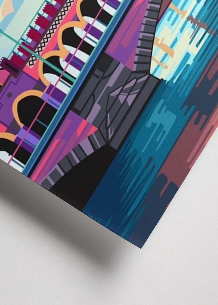 Plakat podróżniczy Berlin Niemcy