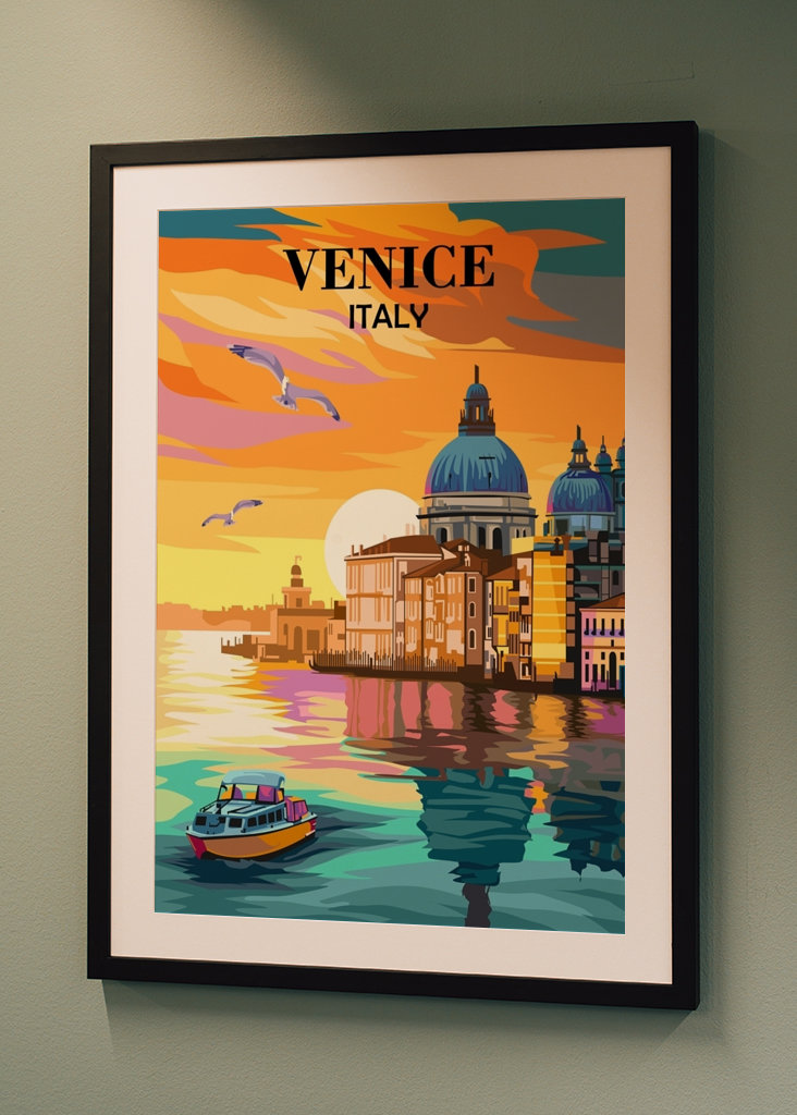 Travel Poster Venice Italy