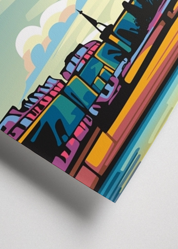 Travel Poster Paris France