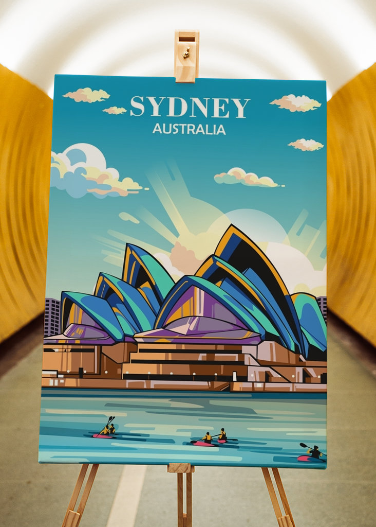 Reiseposter Sydney, Australien