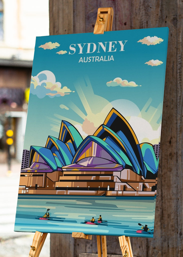 Reiseposter Sydney, Australien