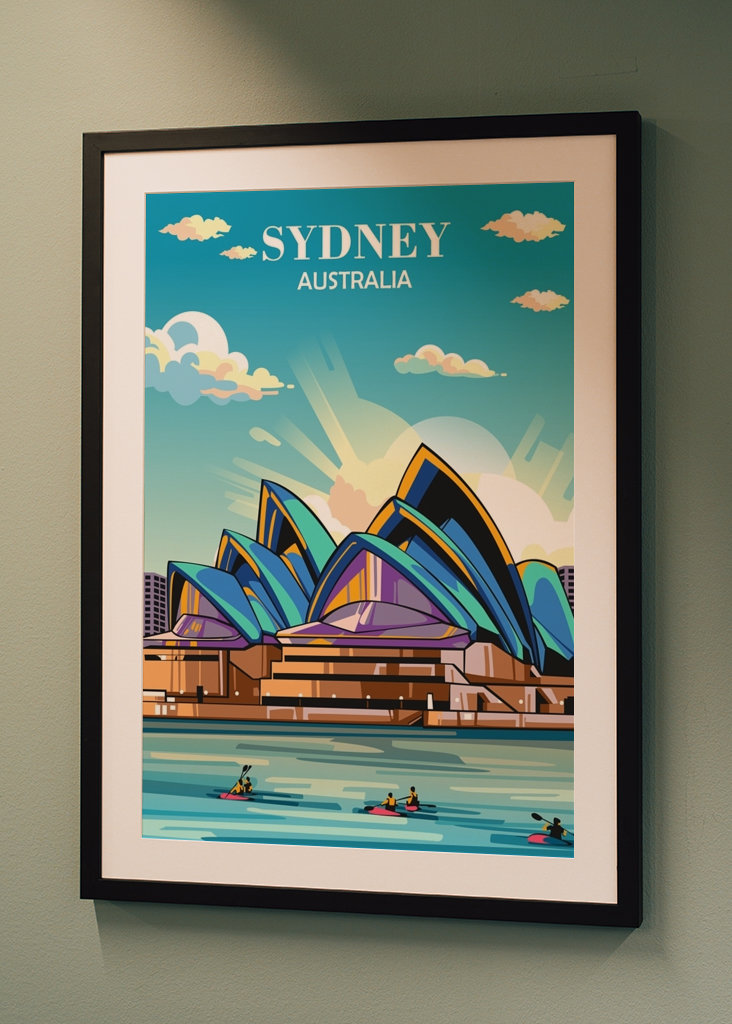 Reiseposter Sydney, Australien