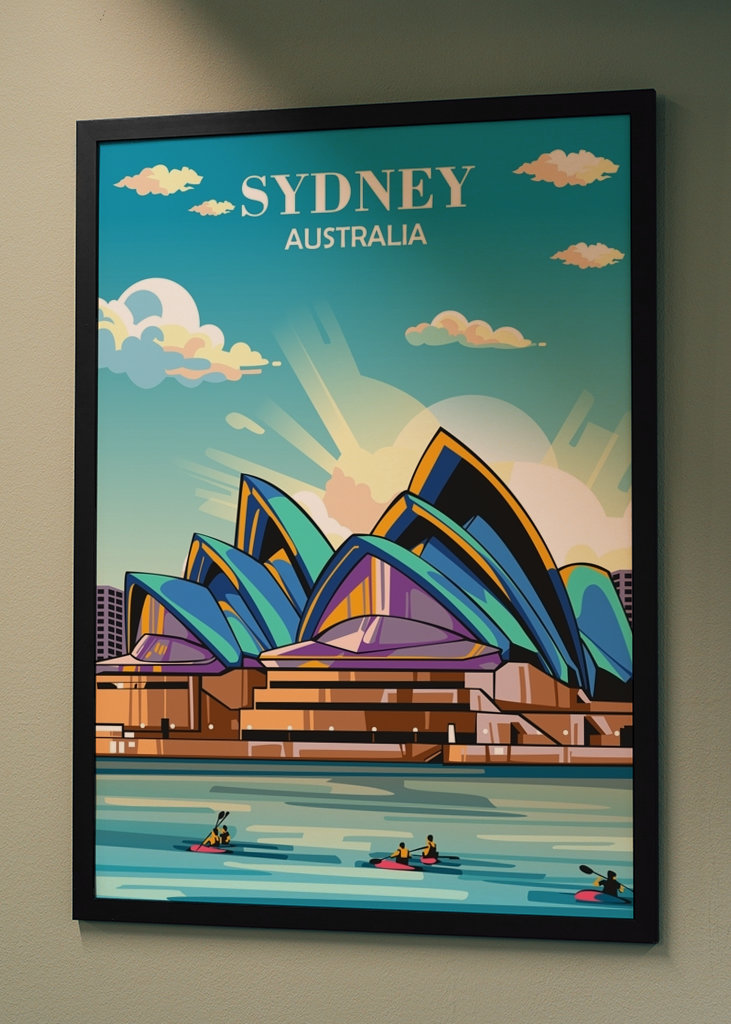 Reiseposter Sydney, Australien