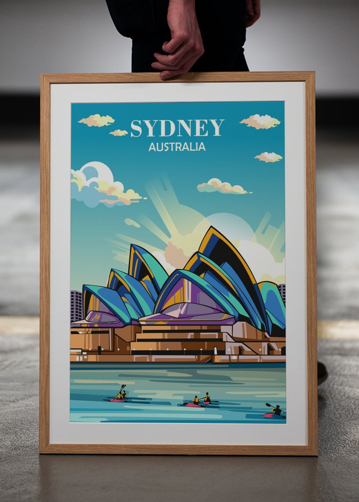 Reiseposter Sydney, Australien