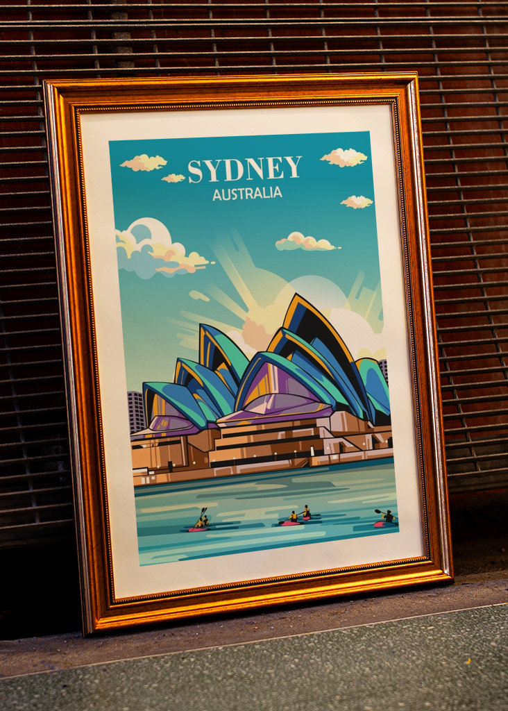 Reiseposter Sydney, Australien