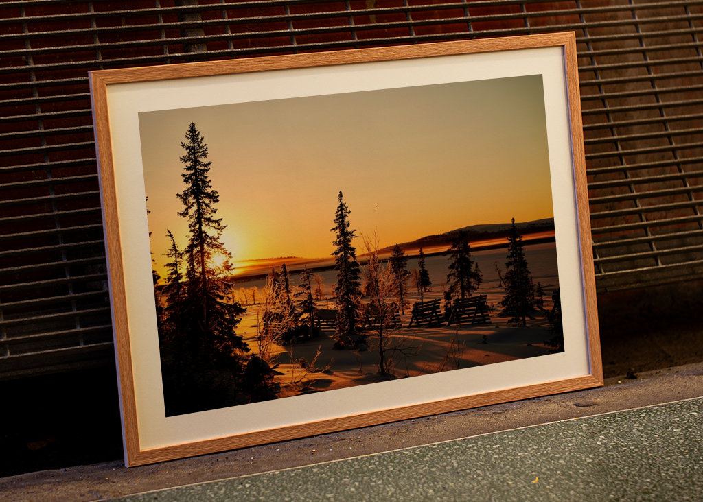 Východ slnka v Taigane.