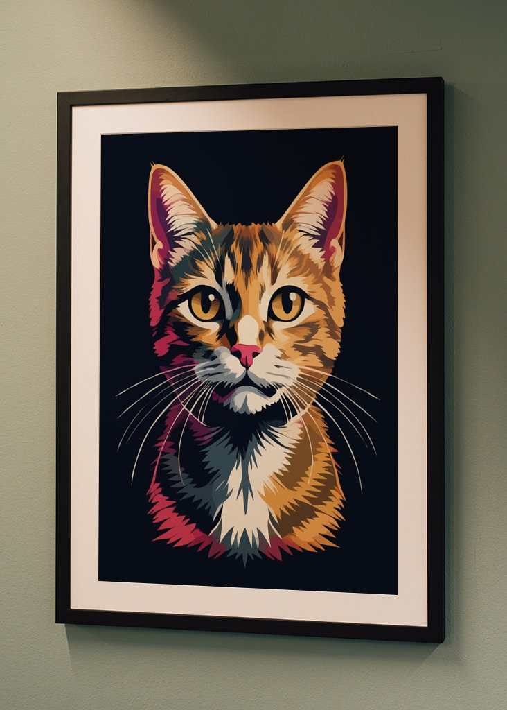 Cat Pop Art