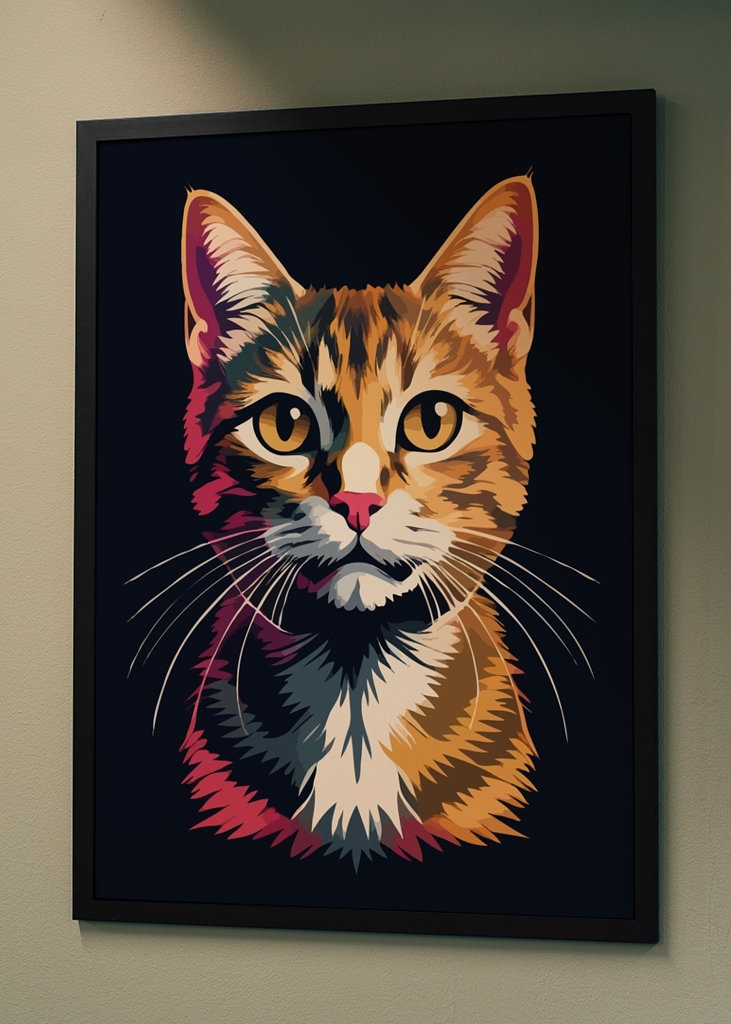 Cat Pop Art
