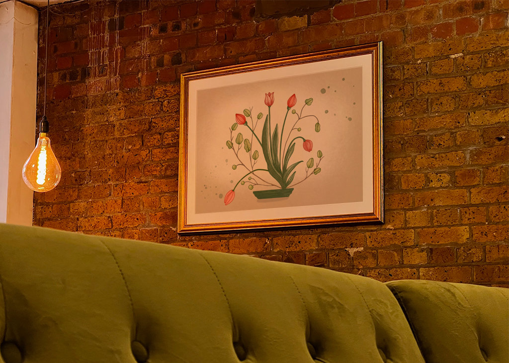 Tulips Ikebana Style