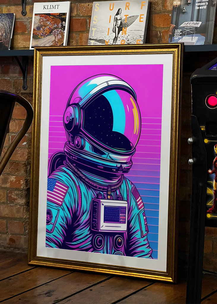 Purple Astronaut