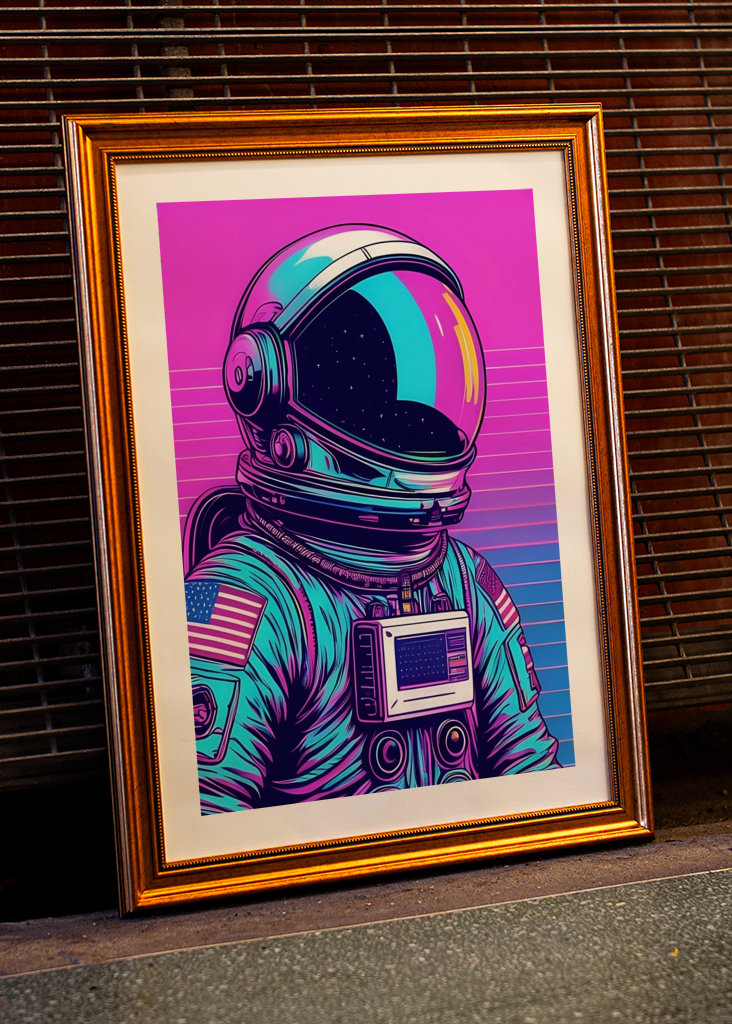Purple Astronaut