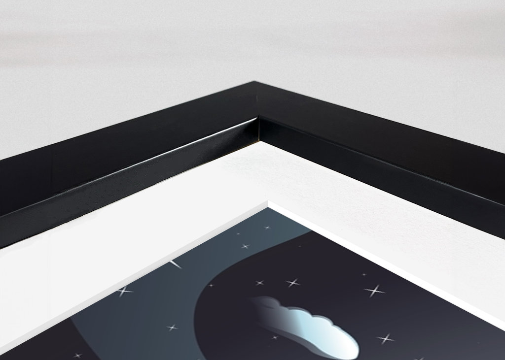 Ulve under blå fuldmåne