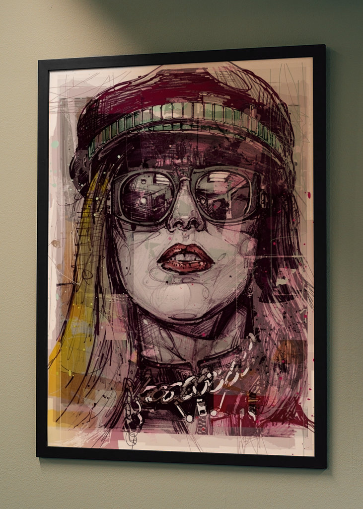 Lady Gaga painting