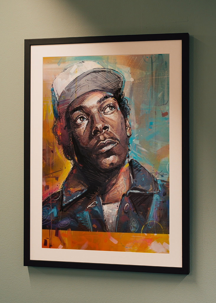Snoop Dogg painting