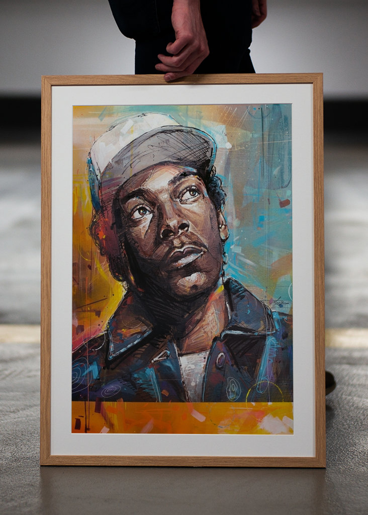 Snoop Dogg painting