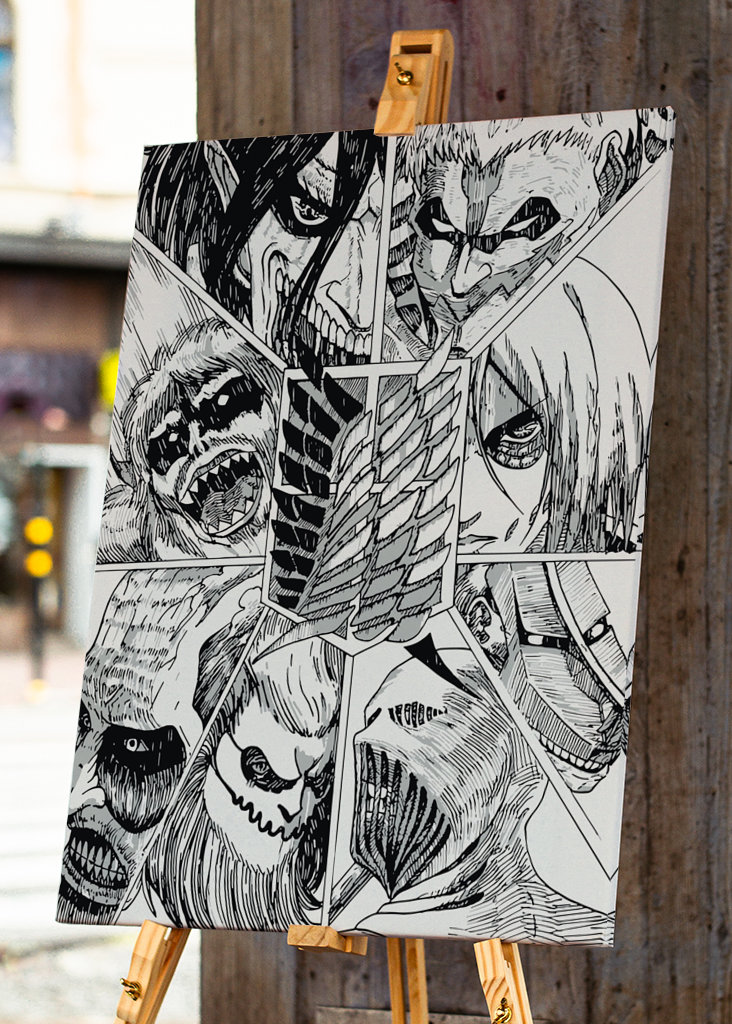 Arte manga de Attack on Titan