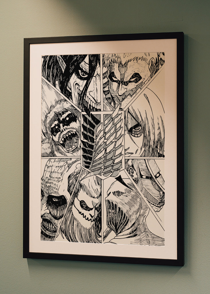 Arte manga de Attack on Titan