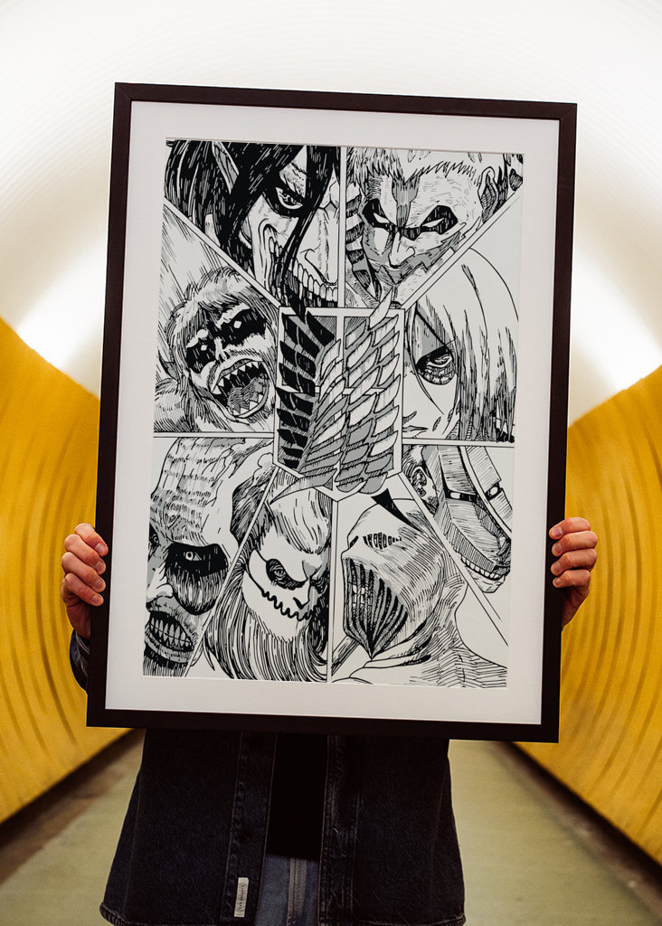 Arte manga de Attack on Titan