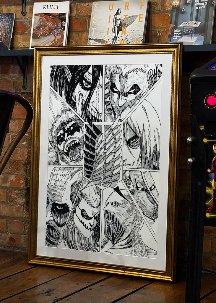 Arte manga de Attack on Titan