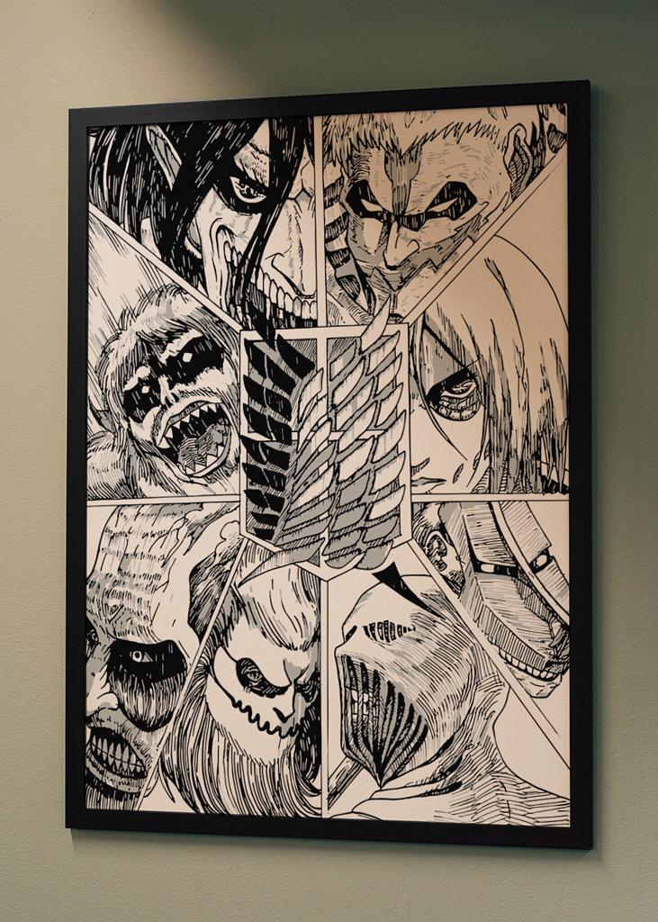 Arte manga de Attack on Titan