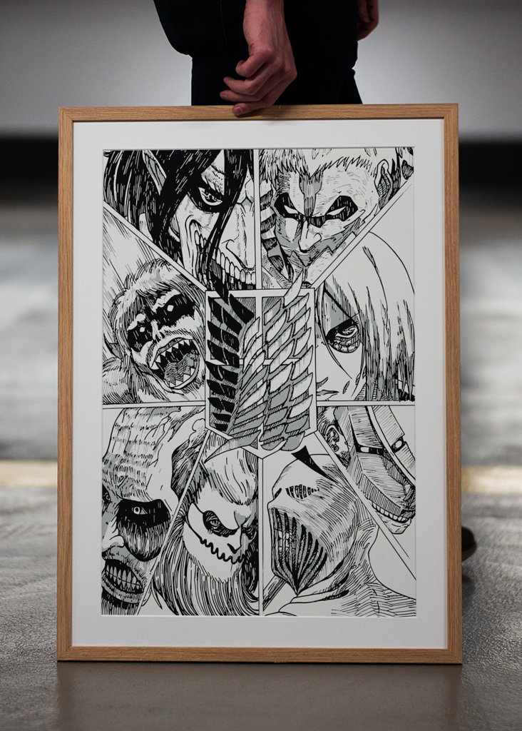 Arte manga de Attack on Titan