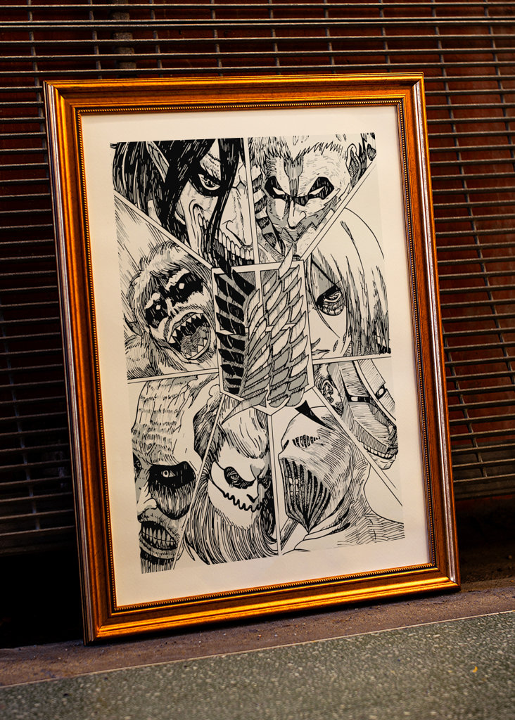 Arte manga de Attack on Titan