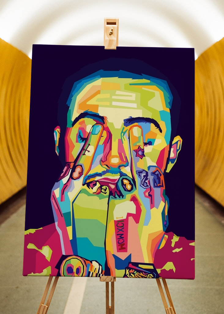 Mac Miller Wpap Pop Art 