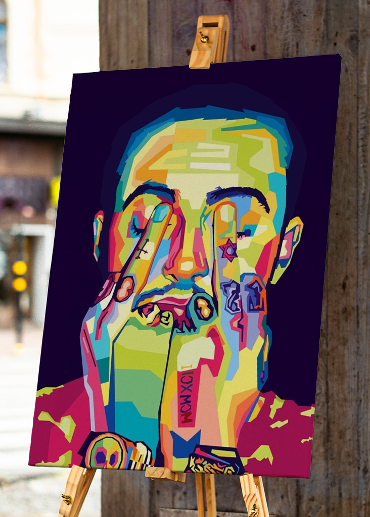 Mac Miller Wpap Pop Art 
