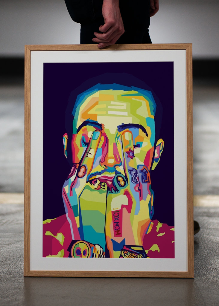 Mac Miller Wpap Pop Art 