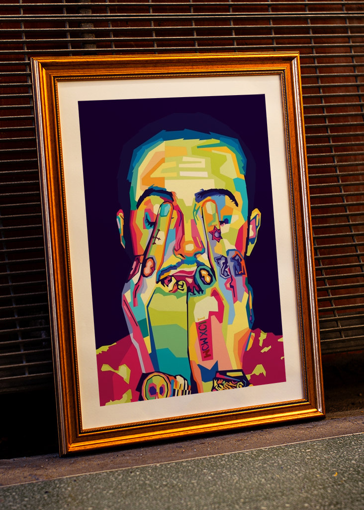 Mac Miller Wpap Pop Art 