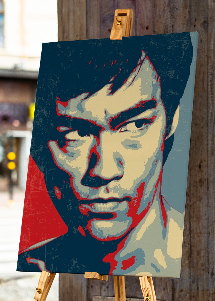 bruce lee in hope art