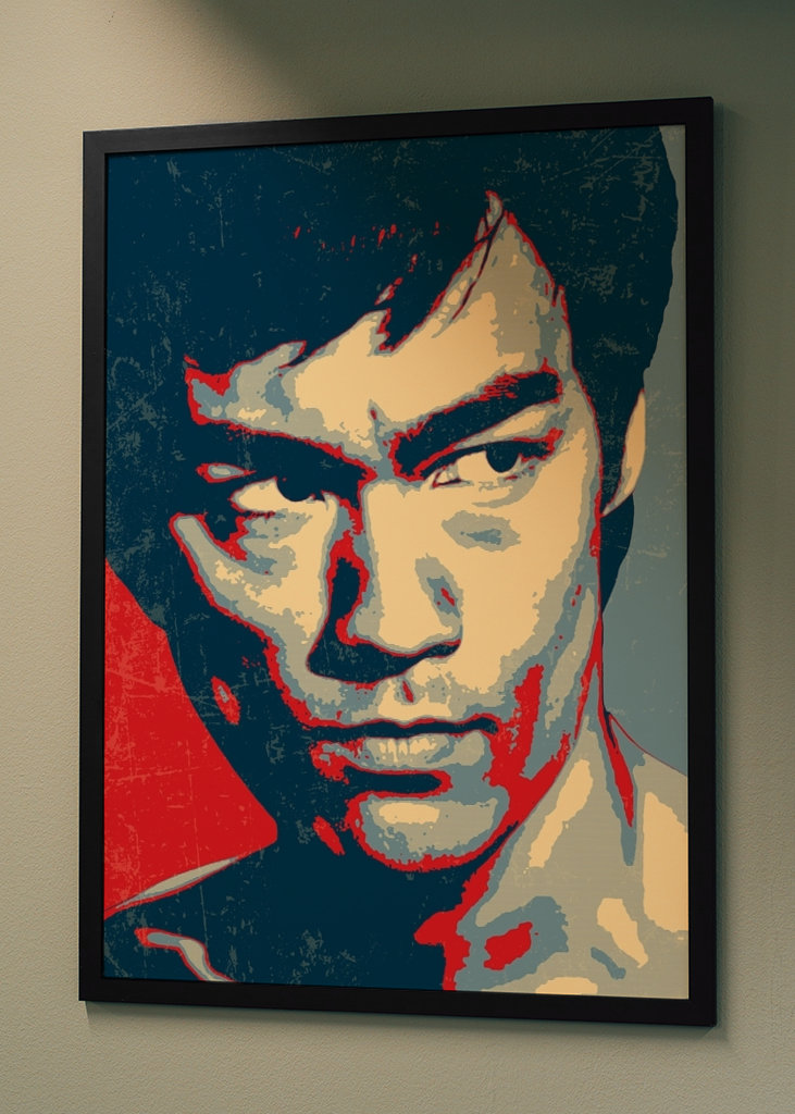 bruce lee in hope art