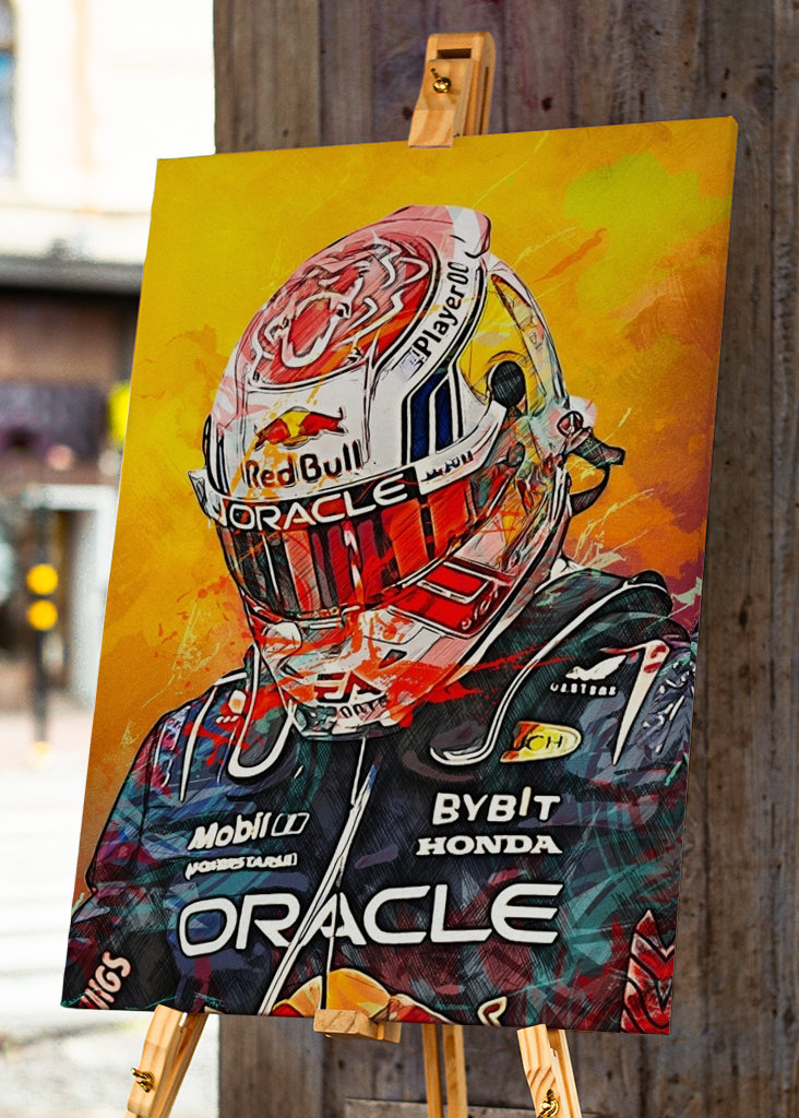 Max Verstappen Schilderij