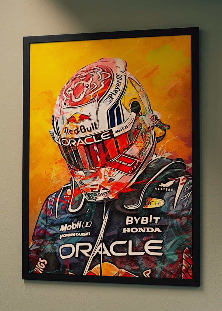 Max Verstappen Schilderij