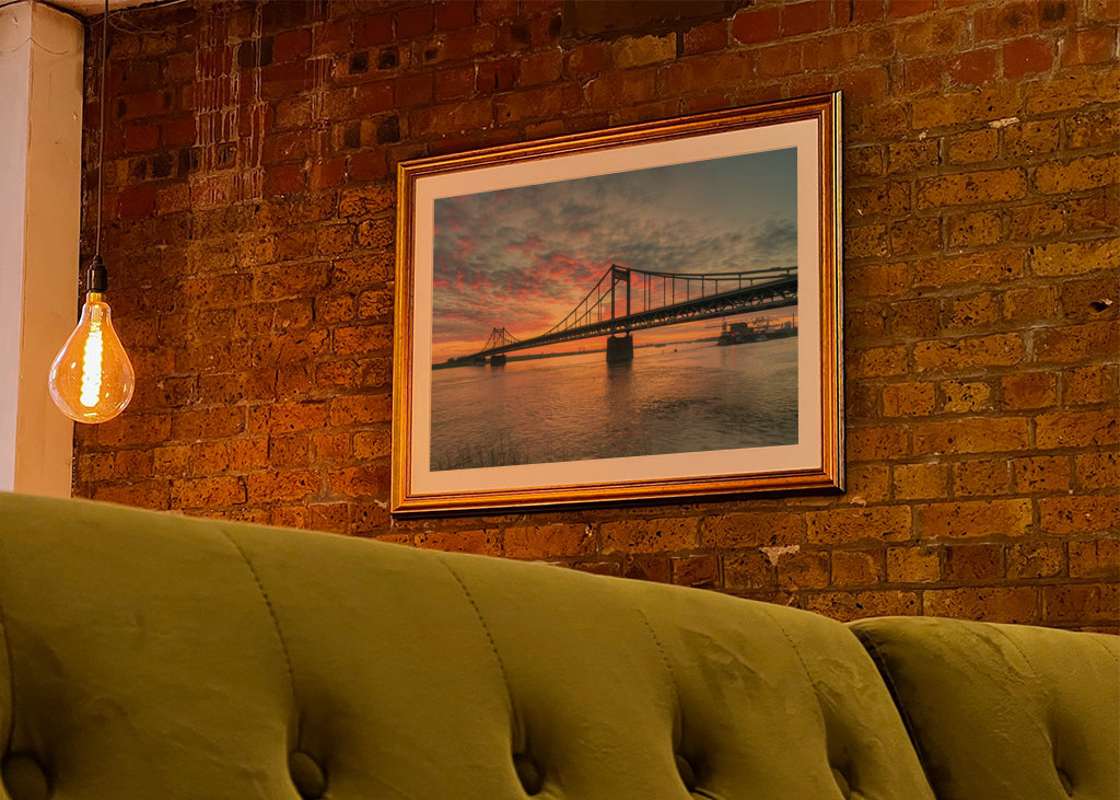 Rhine bridge Krefeld-Uerdingen