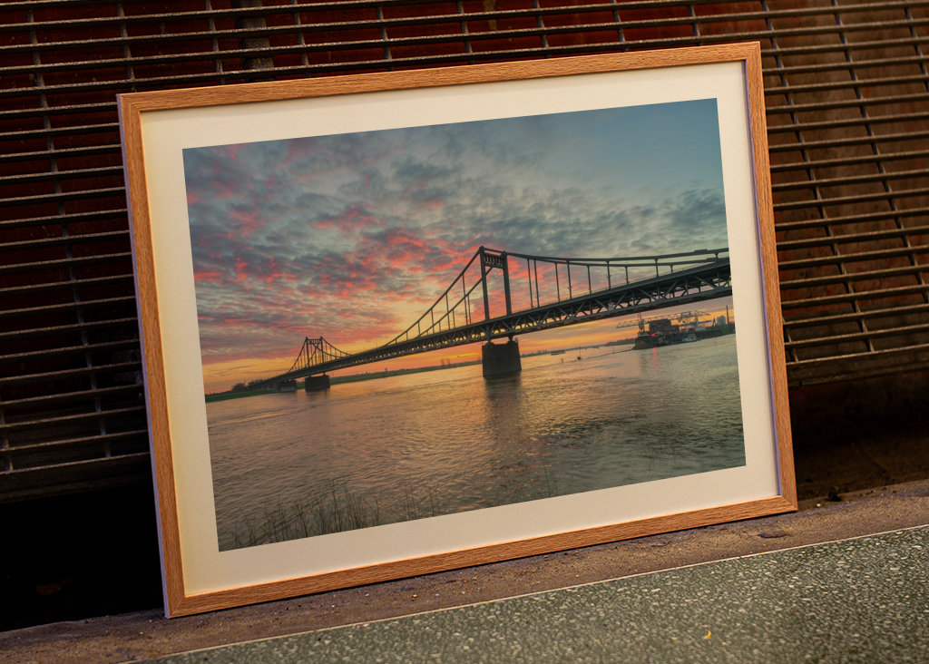 Rhine bridge Krefeld-Uerdingen