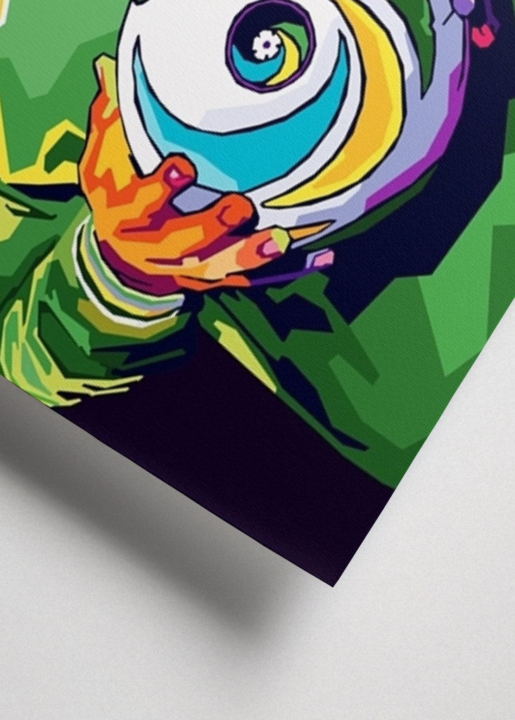 Pele Legend Wpap Pop Art