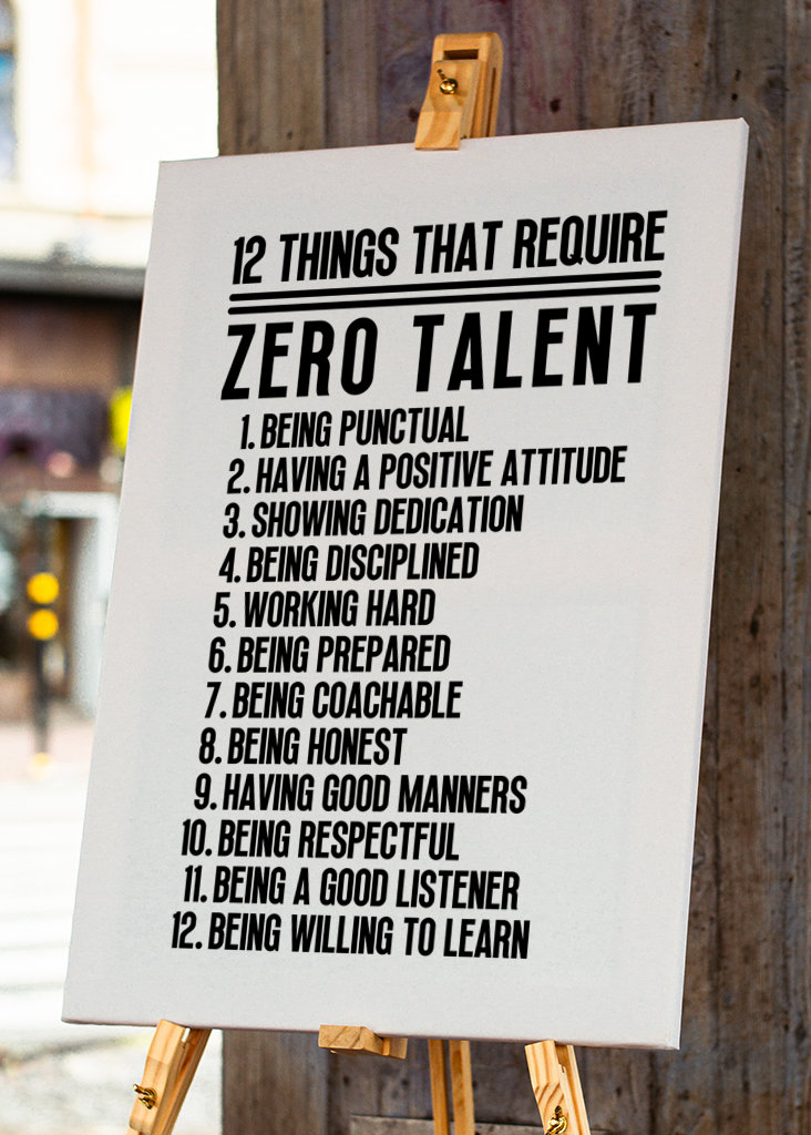 Require Zero Talent
