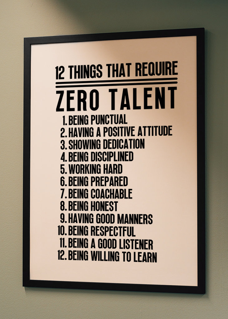 Require Zero Talent
