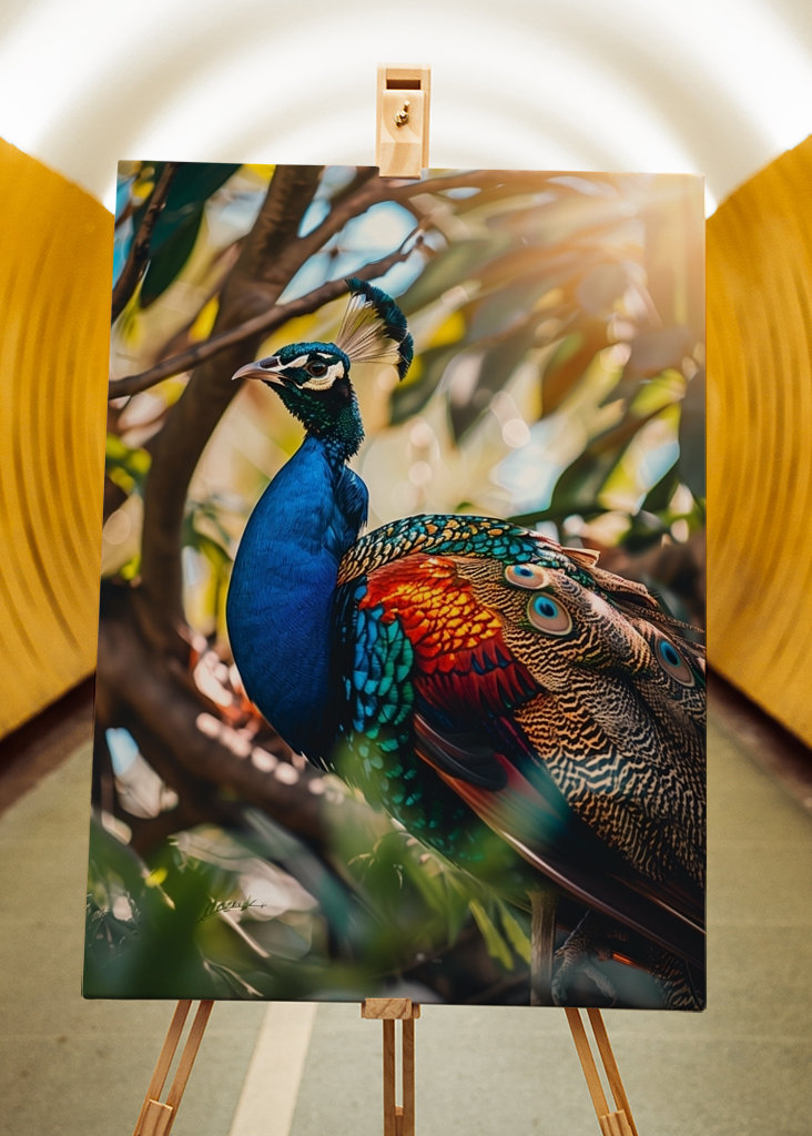 A Peacock's Portrait
